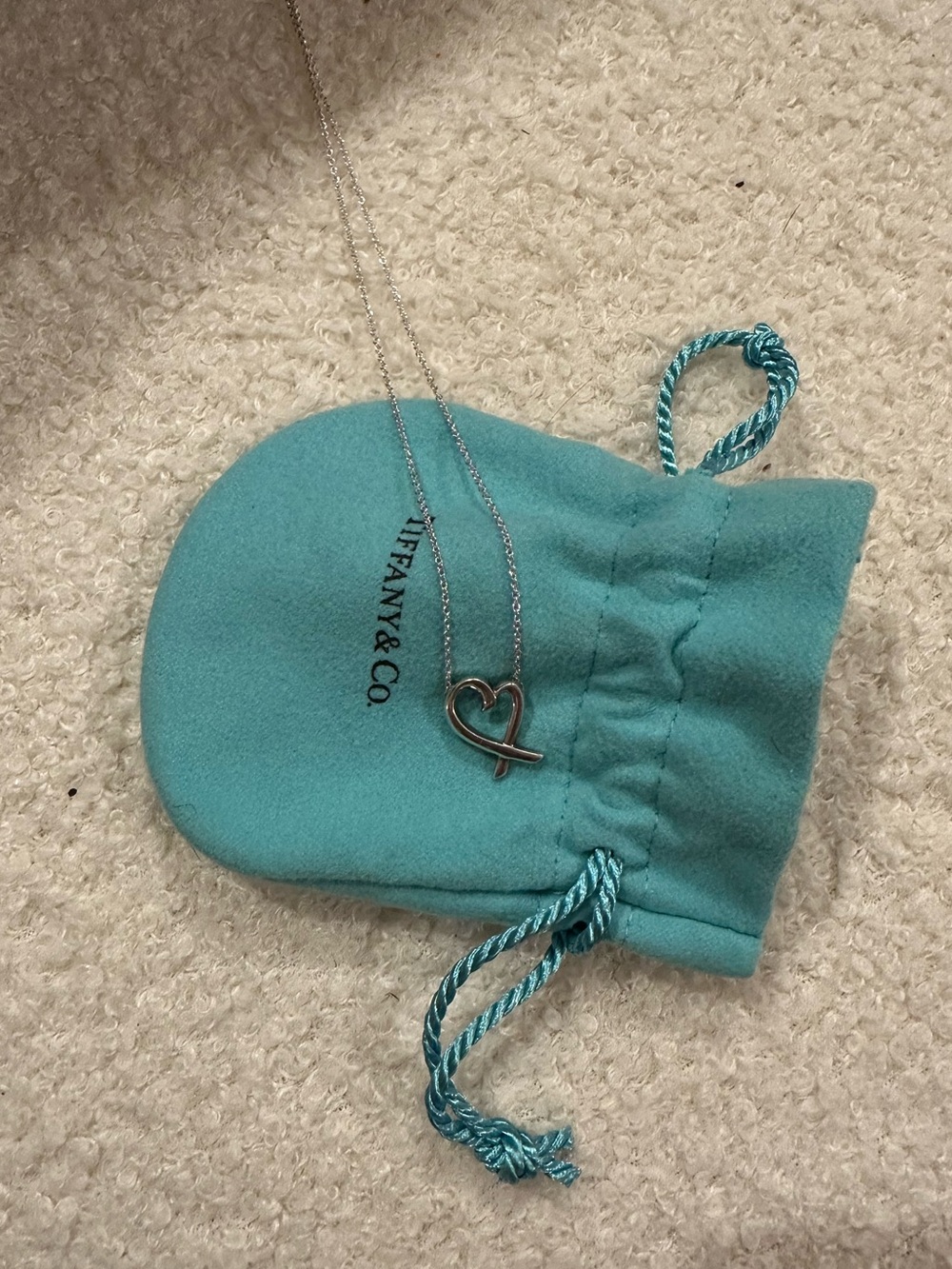 Tiffany & Co. Paloma Picasso Loving Heart in Sterling Silver